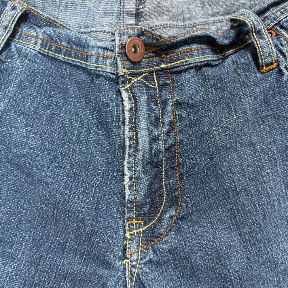 Z Cavaricci Bootcut Jeans Womens Size 16 Medium Wash Stretch Denim Y2K - Picture 7 of 16